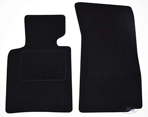 J&J AUTOMOTIVE | Velours Fußmatten Autotepiche Passend Für Z4 E85 2003-2009, Genaue Passform, rutschfeste Untregrund, Verstärkt Im Pedalbereich