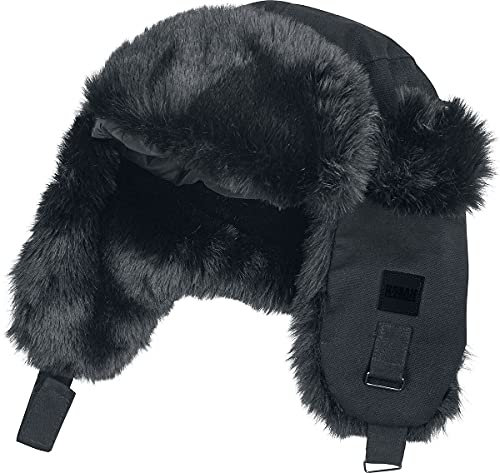 Urban Classics Nylon Trapper Hat Black one Size