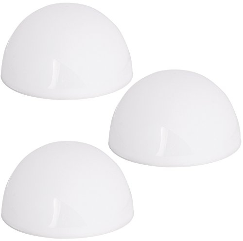 Deuba Lampade a sfera da giardino led 3X luci solari esterno senza fili sensore crepuscolare resistenti alle intemperie