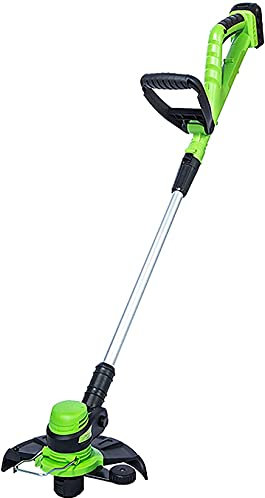 LSDRALOBPOI Grass Trimmer Cordless Grass Trimmer Stretchable Portable Cordless Grass Cutter Handheld Charge Home Lawn Trimmer Grass Trimmer 20V 500W Ideal for Garden Lawn 702