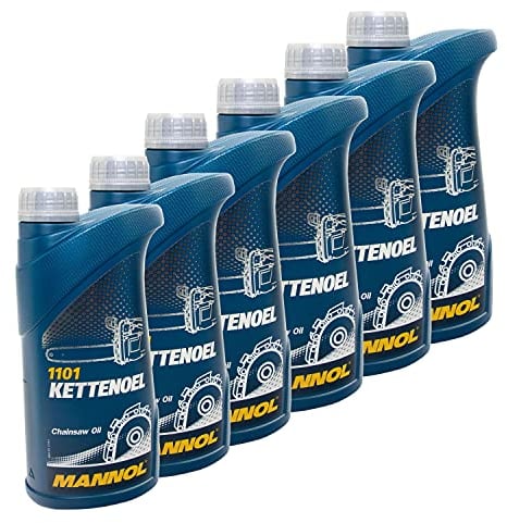 Motorsäge Kettensäge ÖL Kette Kettenöl MANNOL MN1101-1 6 X 1 Liter