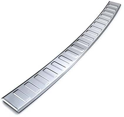 tuning-art BL1027 Ladekantenschutz mit Abkantung passend für Suzuki SX4 S-Cross FL 2016-, Farbe:Silber