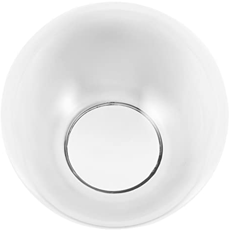 Luxshiny Lámpara de Cristal Post Globo: Lámpara de Reemplazo Shade Post Lámpara Sombras Techo Decorativo Colgante Lámpara para La Pared de La Pared Lámpara de Techo Transparente