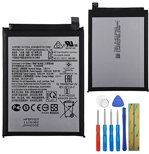 E-YIIVIIL Batterie de rechange HQ-50S compatible avec Samsung Galaxy A02S SM-A025F/DS avec outils