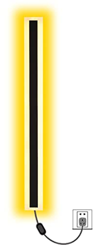 HMAKGG Wandlampe Innen mit Schalter und Stecker, LED Wandleuchte mit Kabel für Wohnzimmer Schlafzimmer Kinderzimmer Warmweiß 3000K,58w/100cm