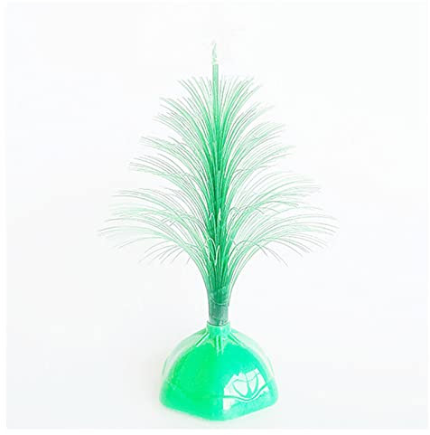 Color Fibra Óptica Sueño Mini Led Flash Árbol de Navidad Regalo de Cumpleaños Pequeño Árbol de Navidad (Versión Verde)