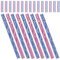 Happyyami 40 Stück Windspiel Röhren zum Basteln Windglocke Röhrchen Windspiel Metall Rohr Ersatzteile Kinderspielzeug für DIY Basteln Handwerk Windspiele Herstellung Rose Rot Blau