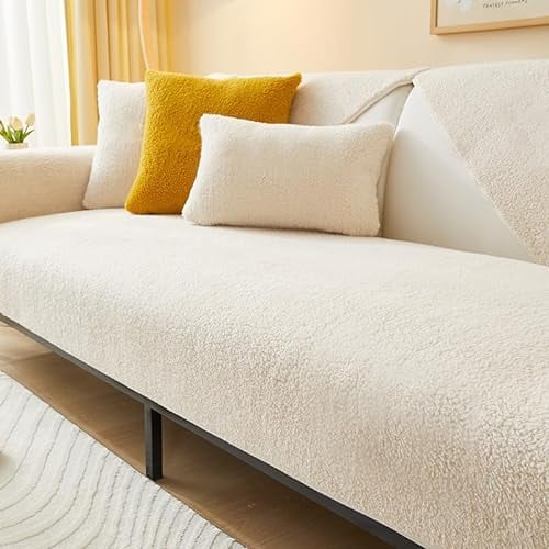 IMSGVIFO Samt Sofabezüge 1 2 3 4 Sitzer Sofabezug Couch überzug Form Ecksofa Sofa/Couch überwurfdecke, Samt Couch Überwürfe Sofahusse Sofaüberwürfe rutschfest Sofa Abdeckung
