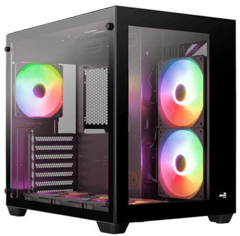 Aerocool ATX AEROPGSDRYFT-G-BK Semitor-Gehäuse Schwarz
