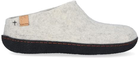 Tofvel Slipa Wollfilz-Pantoffel Natural Delta (EU Schuhgrößensystem, Erwachsene, Numerisch, M, 37)