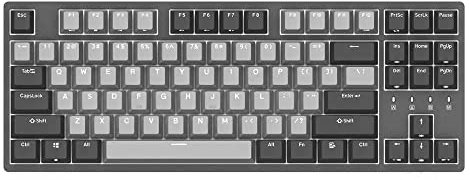 Mechanical Keyboard Mechanical Gaming Corona Cherry MX Brown Red Blue Switch PBT Keycaps Gaming Keyboard for PC/Gamer, Typist(Red Switch,Black)