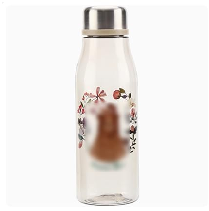 AIRAU Classic Sporty Cup Bottiglia Termica Shaker Termica - Brocca per Acqua Calda e Fredda per Palestra - Doppia Parete - Marrone