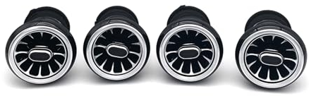 VINAUD para Audi A3 8P 2004-2011 Rejilla de Aire Acondicionado Ajuste Cubierta del Panel de Salida de ventilación de Aire Acondicionado del automóvil Ajuste.