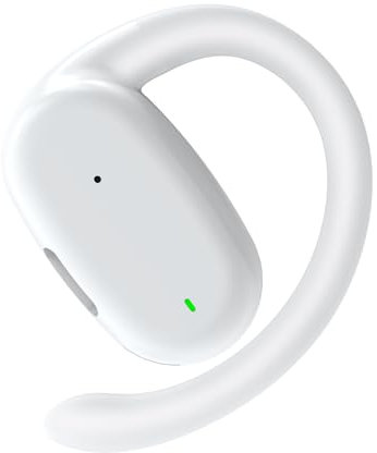 Single Open Ear Air Bone Conduction Gym Headphones Outer Ear Hook Bluetooth Earphones Over Open Ear Earbuds Wireless Ear Hanging Bluetooth Headset With Mic for Driving Hands Free Bluetooth Earpiece