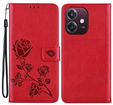 GOKEN Custodia per Oppo A40 4G / A40m / Oppo A60 5G - Pelle sintetica di alta qualità, interno in silicone, cover a portafoglio, chiusura magnetica stile libro con porta carte e cavalletto pieghevole