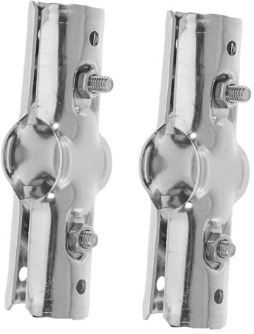 KITANDOVE Metallrohradapter Für Gewächshaus Rohrverbinder Korrosionsbeständigkeit Starke 2 Stück