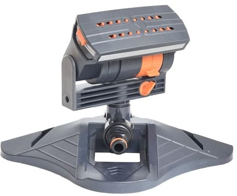 XTDMJ 16 Düsen Rasensprenger zur Gartenbewässerung, 4 Modi Automatisches Schwingen Viereckregner zur Bewässerung, Sprinkler für Rasen und Flächen, Bewässerungssystem, Regner für Garten