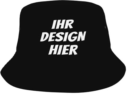 ROHBVMN personalisiert cap personalisierte bucket hat personalisierte fischerhut personalisiertes anglerhut Text- FOTO –sonnenhut selbst gestalten gestalten fischerhüte, bucket hat für Männer & Frauen