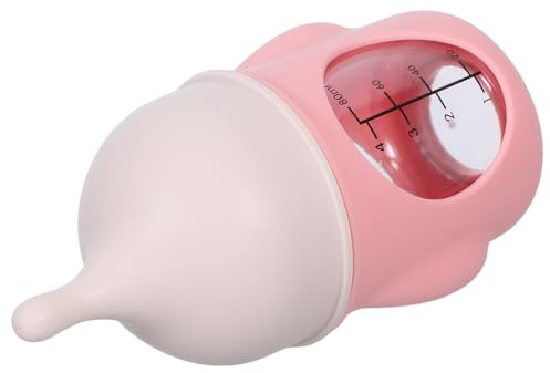 BAZEITFLOW Wiederverwendbare Haustier-Nuckelflasche mit Verstellbarem Fluss Anti-erstickungs-Schutz für Welpen und Kätzchen Leicht zu Reinigen und Tragbar
