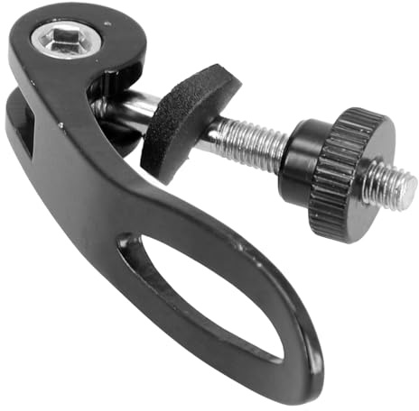 Gettimore M5 x 45 mm für Fahrrad, Schnellspanner, Pfostenklemme, Spieß, Bolzenklammer, Schraube, Aluminiumlegierung, Schnellspanner, Rohrschelle