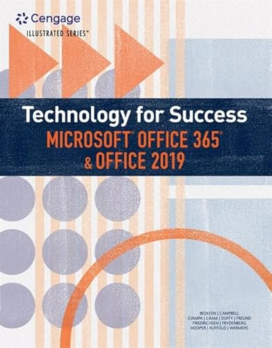 Technology for Success Microsoft Office 365 & Office 2019 (Illustrated)