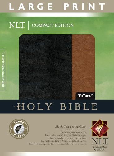 Large Print Compact Bible-NLT (Large Print Compact Edition: NLT)