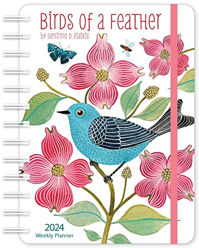 Geninne Zlatkis Weekly Planner 2024: Birds of a Feather