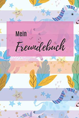 Mein Freundebuch: Einhorn Unterwasserwelt |mit Platz für bis zu 30 Freunde zum ausfüllen und eintragen | ca. DIN A5