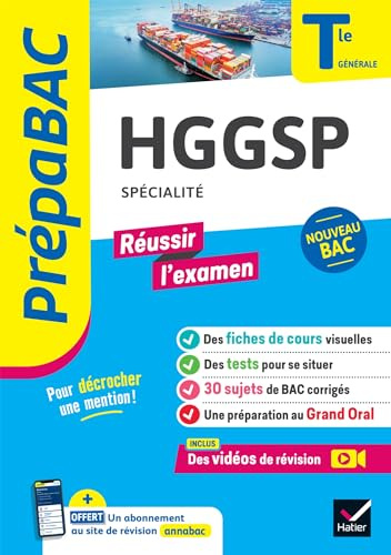 Prépabac Réussir l'examen - HGGSP Tle générale (spécialité) - Bac 2027: fiches de révision, sujets de bac corrigés & vidéos