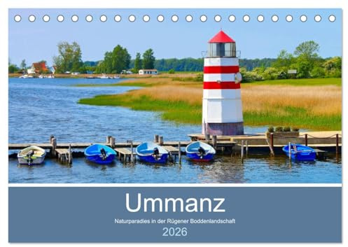 Ummanz - Naturparadies in der Rügener Boddenlandschaft (Tischkalender 2026 DIN A5 quer), CALVENDO Monatskalender: Rügeninsel Ummanz (CALVENDO Natur)