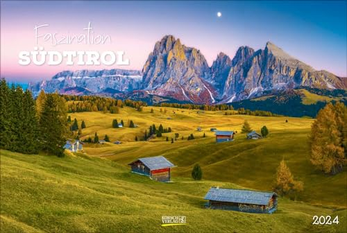 Faszination Südtirol 2024: Großer Foto-Wandkalender mit Bildern aus Nord-Italien. PhotoArt Panorama Querformat: 58x39 cm.