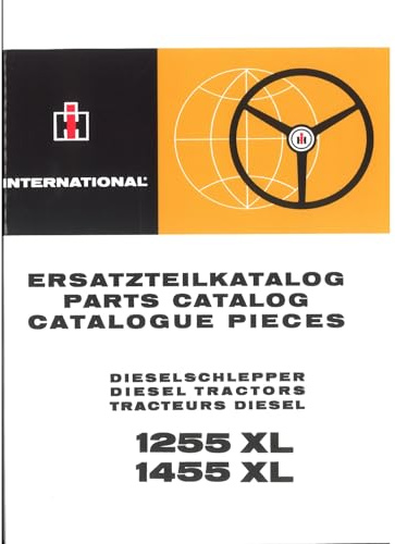 IHC Schlepper Ersatzteilkatalog 1255XL 1455XL Traktor Ersatzteilliste