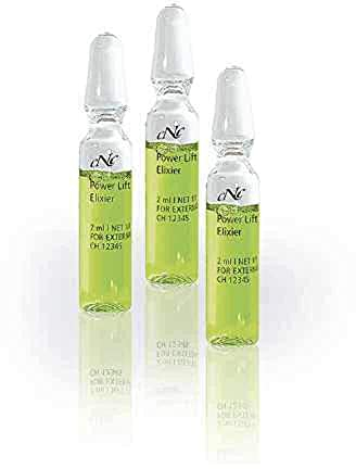 CNC cosmetic - Power Lift Elixier - Wirkstoffampullen - glatte Haut nach 2 Stunden, entspanntes Erscheinungsbild - biomimetische Peptide, Pullulan, Panthenol 10x2ml