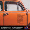 SUPERSTICKI Spaßaufkleber No Problems, No Stereo, No Brakeassists No ABS, No Airbag, No Air Conditioner, No GPS, Oldtimer Retro Fun
