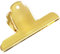 Coideal Grande Pince à Dessin Dorée - 3 Pcs Bulldog Clip Doré 145mm Grand Format Pinces Reliure en Métal Grosse pour Art Journal, Papier Aquarelle, Carton, Bureaum, Cuisine (Or)