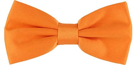 Ladeheid Fliege Kinder Jungen mit einstellbarem Band für Anzug festlich Kinderfliege Mode für Jungs MJ (10cm x 5cm) (10cm x 5cm, Orange)