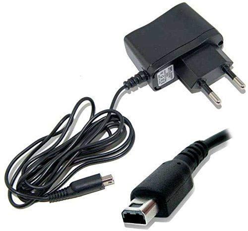 CABLEPELADO Cargador USB Compatible con Consolas 3DS/3DS XL/2DS/2DS XL/DSi/DSi XL/New 3DS | Fuente de Alimentación Adaptador Alimentador CA | Color Negro