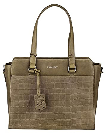 Burkely Croco Caia Handbag S Green