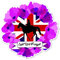 stika.co Violetter Mohnblumenkranz ehrt die gefallenen Soldaten und Tiere, Lest we forget Poppy Blume Erinnerung Sonntag, Waffenstag (M - 130 x 139 mm, Vinyl)