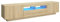 vidaXL TV Schrank mit LED-Leuchten Lowboard Sideboard Fernsehschrank Fernsehtisch TV Möbel Tisch Board HiFi-Schrank Sonoma-Eiche 180x35x40cm