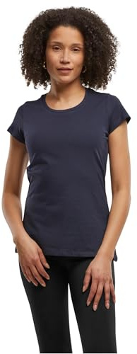 Build Your Brand Damen T-Shirt Basic Tee, Kurzarm Frauen T-Shirt mit Rundhalsausschnitt aus Baumwolle, in vielen Farben erhältlich, Größen XS-5XL