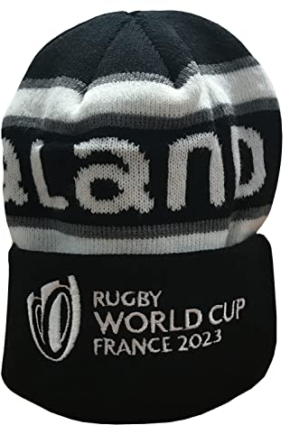 New Zealand Hat – RWC – Official Rugby World Cup Collection 2023, Black, One size