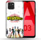 Schutzhülle für Samsung Galaxy A03, Manga My Hero Academia, Weiß