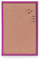 Zeller 70136 Pinboard, Kork/Kiefer lila, ca. 40 x 59 cm, Pinnwand, Büro, Kinderzimmer …