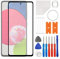 SWARK Kit de réparation d'écran en verre frontal compatible avec Samsung Galaxy A52 5G SM-A526 & A52s 5G SM-A528 avec kit d'outils