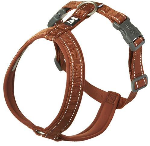 Hurtta Casual Y-Geschirr ECO Komfortables nachhaltiges Hundegeschirr (Cinnamon, 30-35 cm)