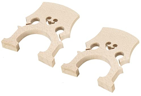 sourcing map 2 Stück Cello Brücken Ahorn Holz Cello Steg für 1/2 Cello | Ersatzinstrumente Teile