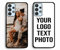 EKAM Personalised Phone Case For Samsung Galaxy A13 4G, Custom Image/Picture/Photo Case, TPU + Polycarbonate, Shock-Absorbent, Black