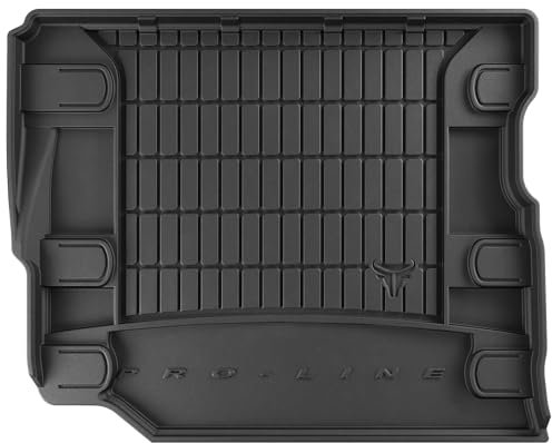 SMK Auto Kofferraummatte Kofferraumwanne passend für Jeep Wrangler IV ab 2017 Erleben Sie einen neuen Standard des Reisens mit Anti-Rutsch-Kofferraumwanne- Stiefelmatte für mehrere Saisons