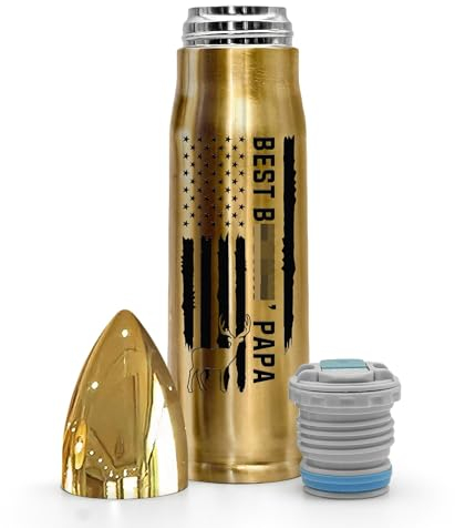 Macorner Jagdgeschenke für Männer – 482 ml Edelstahl-Kugelbecher – Geburtstags- und Weihnachtsgeschenke für Opa, Papa, Ehemann, Bruder, Ihn – Papa-Geschenke, Opa-Geschenke, lustige Geschenke für